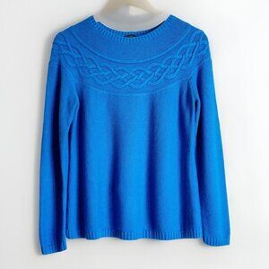 Talbots Blue Crew Neck Sweater